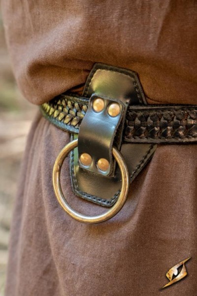 Faux Leather Belt Ring