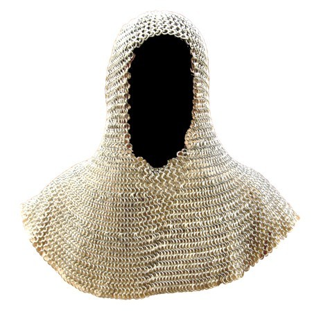 Galvanised Steel Chainmail Hood (Small)