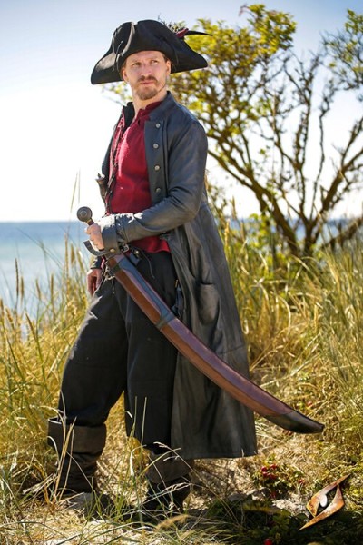 Curved Scabbard - Leather