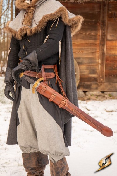 Adjustable Scabbard - Genuine Leather