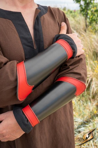 Faux Leather Warrior Bracers