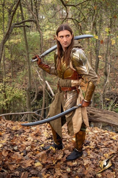 Curved Elven Sword