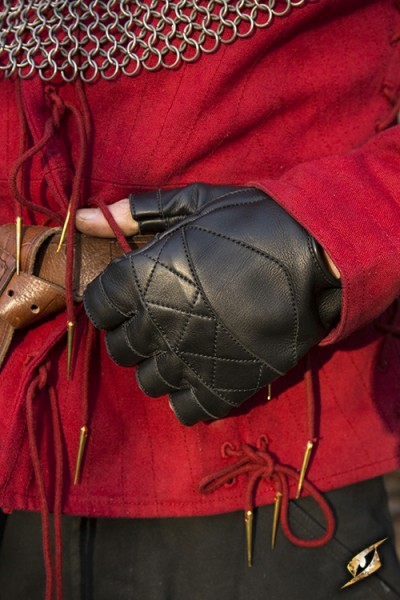 Celtic Gloves Leather - Epic Black
