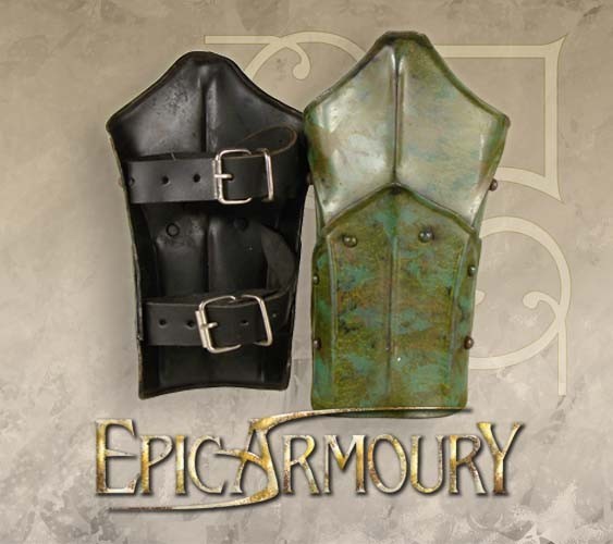 Orc Bracers - Green Patina