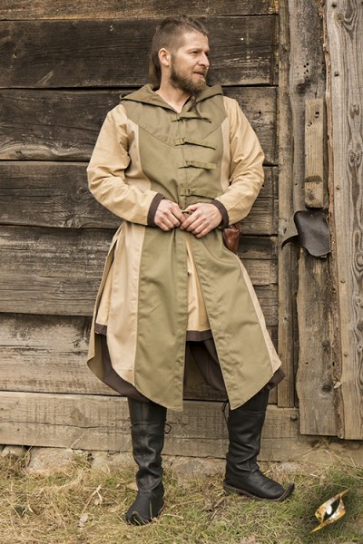 Altair Vest - Green &amp; Beige