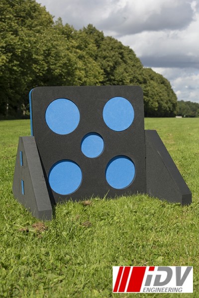 Archery Target - Black/Blue