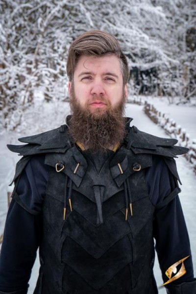 Shadow Gorget &amp; Spaulders - Suede