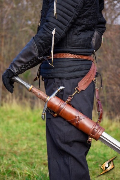 Sword Hanger for Sword Belt - Genuine Leather