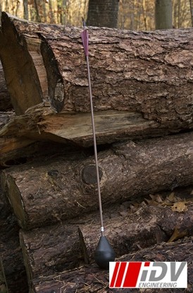 Round Head Arrow - Brown/Dark Red